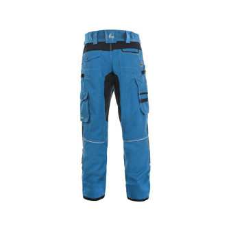 Kalhoty CXS STRETCH, pánské, středně modré-černé, vel. 54