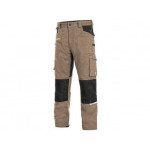 Kalhoty CXS STRETCH, pánské, béžovo-černé, vel. 60