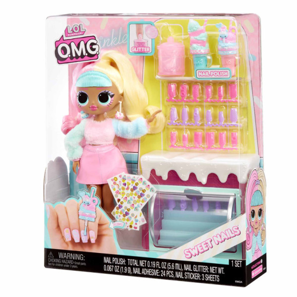 LOL niespodzianka! Studio paznokci dla lalek OMG - sklep z Candylicious Sprinkles