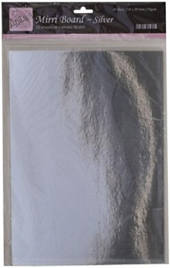 Karton A4, papír stříbrný zrcadlový, 20listů, 250g-doprodej