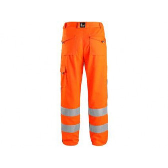 CXS NORWICH spodnie ostrzegawcze, męskie, pomarańczowo-niebieskie