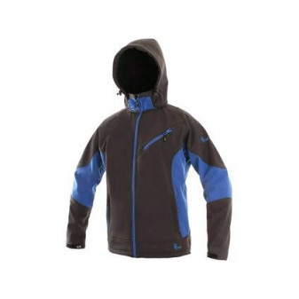 Bunda CXS SACRAMENTO, softshell, pánská, šedo-modrá, vel. 2XL