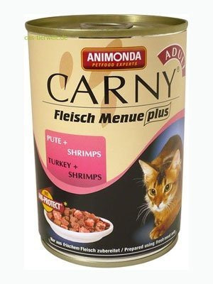 Animonda Carny konzerva pre mačky morka+krevety 400g