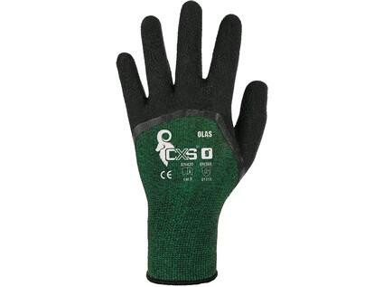 Rękawiczki CXS OLAS, maczane w lateksie, rozmiar 08-09