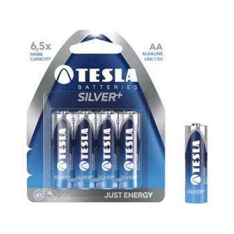 Baterie TESLA AA Silver+, tužková, 4ks