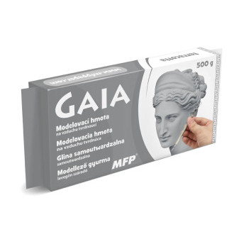 Modelovacia hmota GAIA 500g sivá