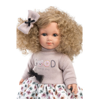 Llorens 53549 ELENA - realistická bábika s mäkkým látkovým telom - 35 cm