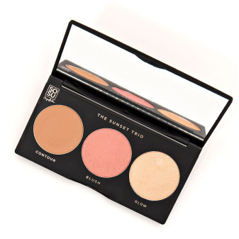 SOSU Cosmetics The Sunset Trio Paletka na obličej, 6,78g (3x2,26g)