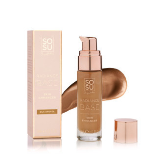 SOSU Cosmetics Radiance Base Rozjasňující podkladová báze pod make-up Silk Bronze, 18ml
