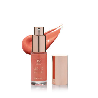 SOSU Cosmetics Liquid Blush Tekutá tvářenka Peach Glow, 8ml