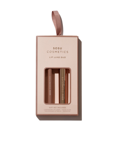 SOSU Cosmetics Dárkové balení Naive Nude tužka & Primrose balzám/rtěnka na rty