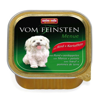 Animonda Vom Feinsten Menue pasztet dla psów wołowina+ziemniaki 150g