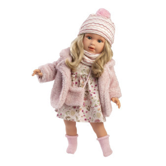 Llorens 54052 LUCIA - realistická panenka s měkkým látkovým tělem - 40 cm