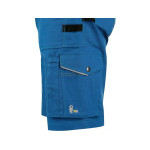 Working shorts CXS STRETCH, Men´s, bright blue - black, size: 66