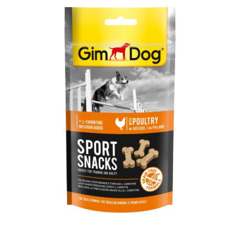 GIMDOG Sportsnacks drůbež 60g