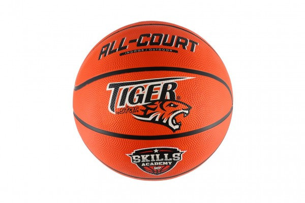 Míč basketbalový nafouknutý 31cm v síťce