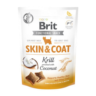 Brit Care Snack Skin&Coat Kryl 150g