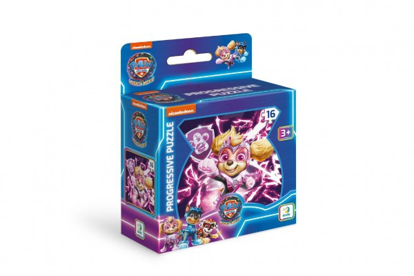 Puzzle Skye Tlapková patrola/Paw Patrol 22x22cm 16 dílků v krabičce 10x13,5x5cm