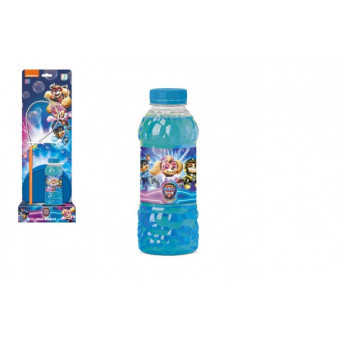 Bublifuk Tlapková patrola/Paw Patrol sada na tvorbu bublin + náplň 0,45L na kartě 15x42x12cm