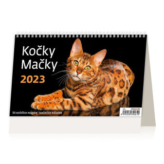Kalendář stolní Kočky