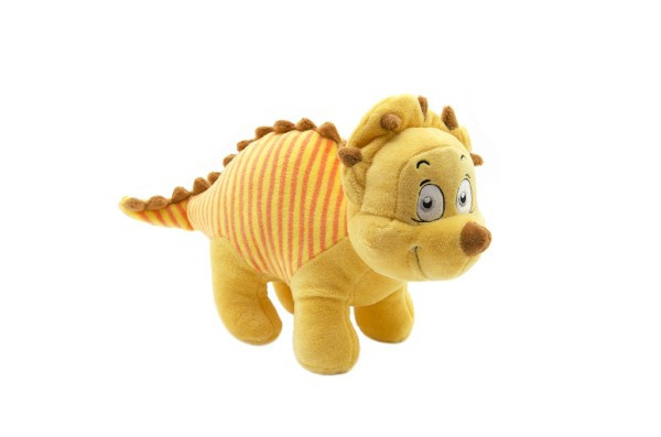 Dinosaurus žlutý plyš 30cm v sáčku 0+