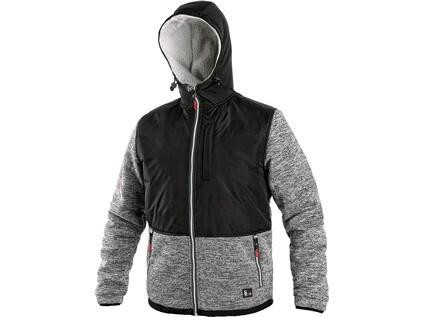 Bunda CXS CARSON, pánská, šedo - černá, vel. 2XL