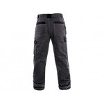 Kalhoty CXS ORION TEODOR, zkrácená varianta, pánské, šedo-černé, vel. 62