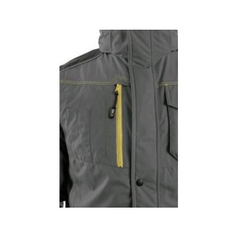 Bunda CXS BALTIMORE, pánská, šedo - černá, vel. 4XL