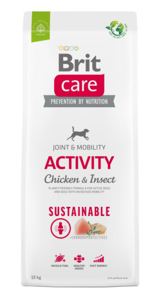 Brit Care Dog Sustainable Activity - chicken and insect, 12kg