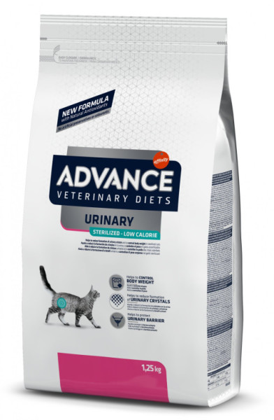 ADVANCE-VD Cat Avet Cat St.Urinary Low Cal. 1,25kg