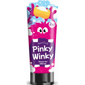 Sweet Candy Vegan 2v1 pre deti šampón a sprchový gél Pinky Winky, 250ml