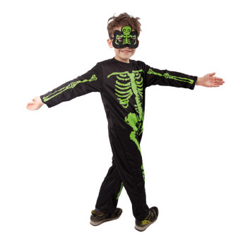 Kostium neonowy szkielet dla dzieci (M)