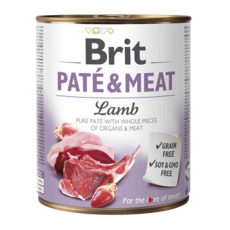 konzerva Brit Pate & Meat Lamb 800 g