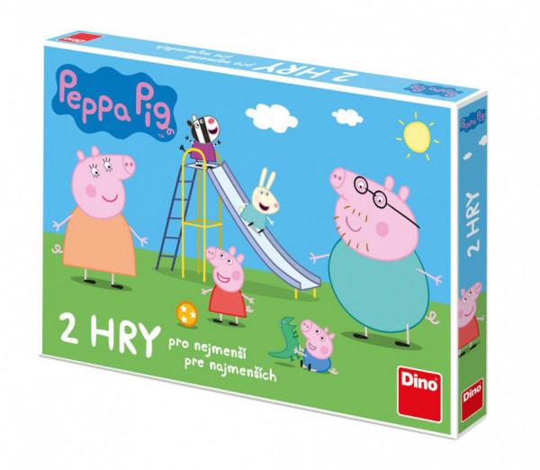 Hra Pojd si hrát a skluzavky Prasátko Peppa