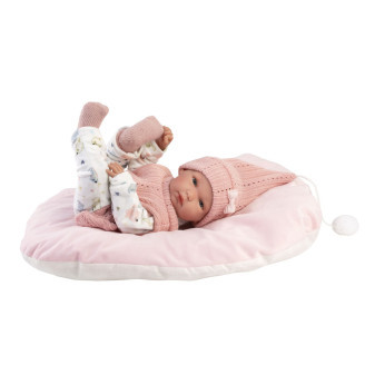 Llorens 63504 NEW BORN HOLČIČKA - realistická panenka s celovinylovým tělem - 35 cm