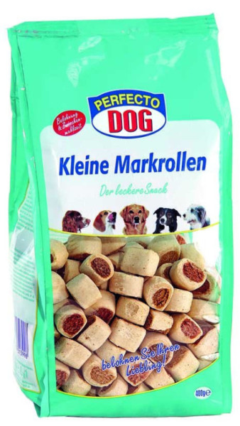 Herbatniki Perfecto Dog małe Markrollen 400g