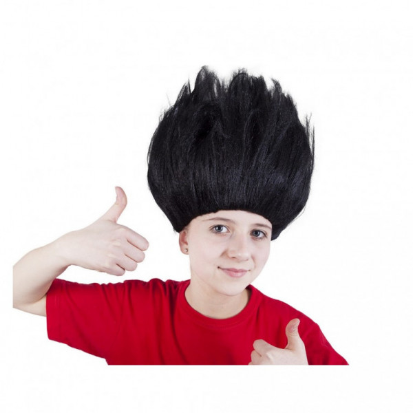 Paruka skřítek černá
