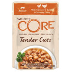 Kapsička Wellness Core Cat Tender kuře a krůta v omáčce 85g