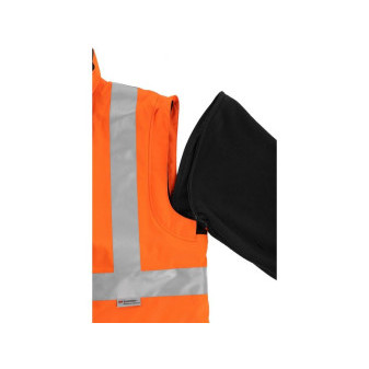Bunda CXS LONDON, výstražná, 5 V 1, pánská, oranžovo-modrá, vel. 2XL