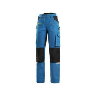 Spodnie CXS STRETCH damskie, średnio niebiesko - czarne