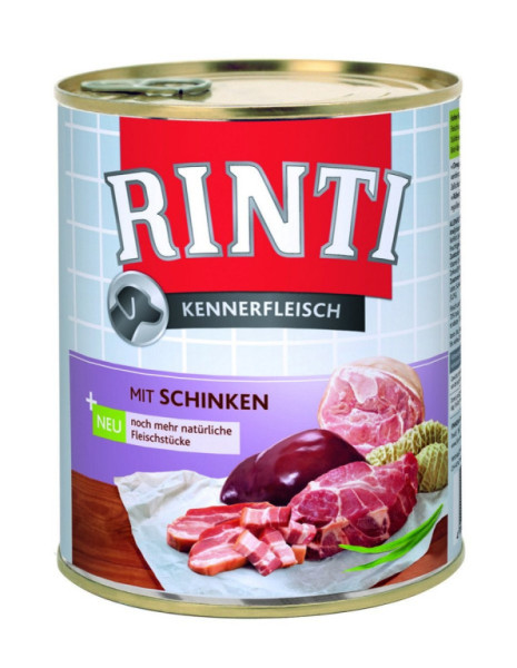 Finnern Rinti konzerva pro psy šunka 800g