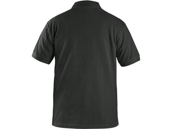 Koszulka polo CXS MICHAEL, krótki rękaw, kolor czarny, rozmiar 5XL