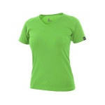 Tričko CXS ELLA, dámské, krátký rukáv, zelené jablko, vel. XL