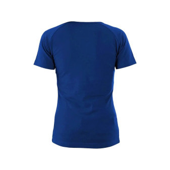 T-shirt CXS ELLA, damski, krótki rękaw, średni niebieski