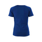 Tričko CXS ELLA, dámske, krátky rukáv, stredne modrá, veľ. XS
