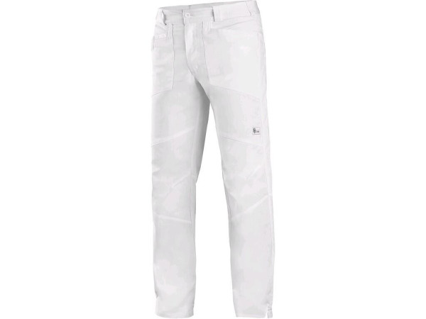 Spodnie CXS EDWARD, męskie, białe, rozmiar 48