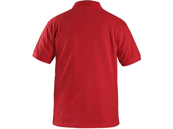 Koszulka polo CXS MICHAEL, krótki rękaw, czerwona, rozmiar XL