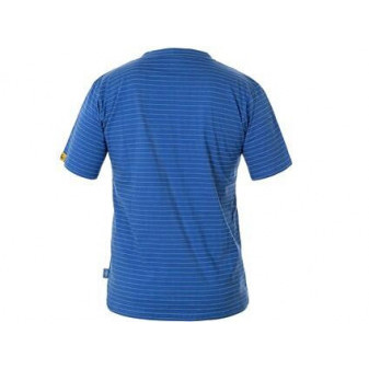 T-shirt ESD CXS NOME, antystatyczny, średni niebieski