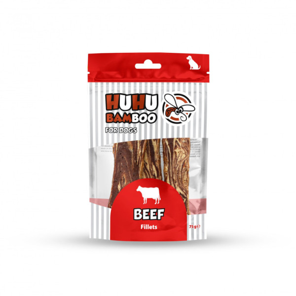EXPIRACE 9/2025 VO Huhubamboo hovězí filety 75g