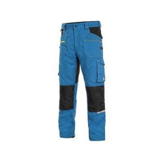 Spodnie CXS STRETCH, 170-176cm, męskie, średnio niebiesko-czarne